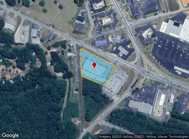  810 E Main St, Laurens, SC Parcel Map