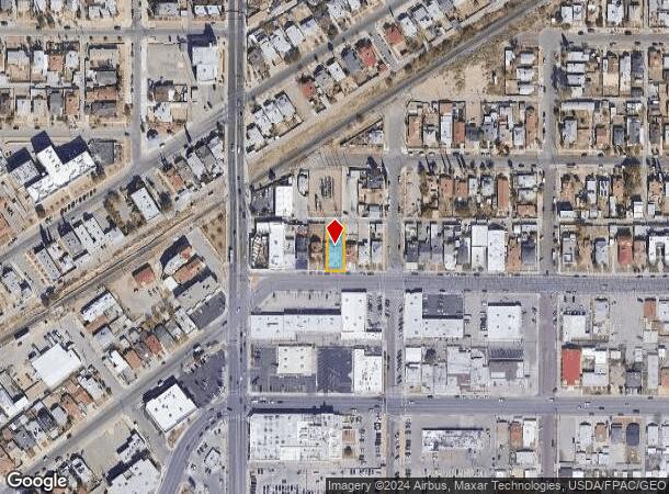  2921 Pershing Dr, El Paso, TX Parcel Map