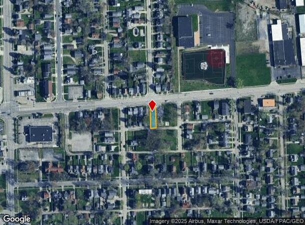  1024 E Manhattan Blvd, Toledo, OH Parcel Map