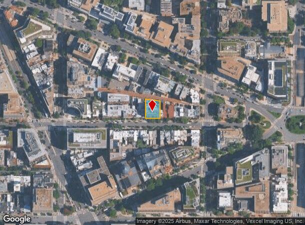  1733 N St Nw, Washington, DC Parcel Map