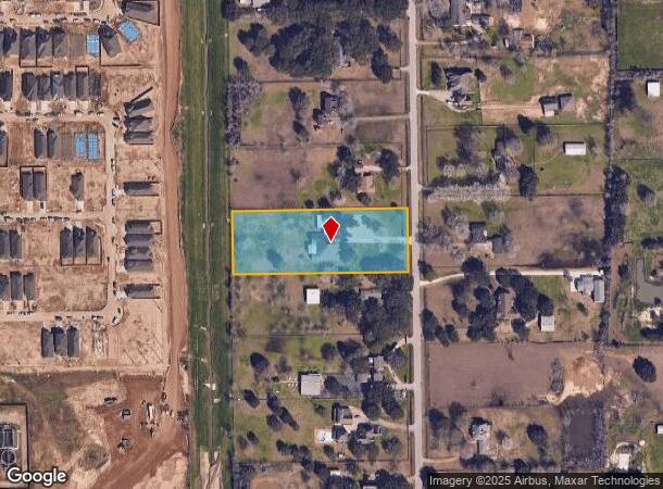  10511 W Hidden Lake Ln, Richmond, TX Parcel Map