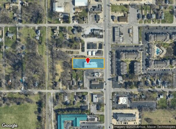  129 S Dixie Way, South Bend, IN Parcel Map