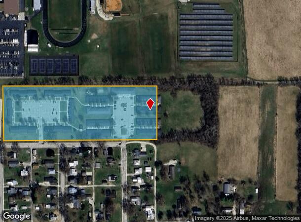  601 E Fourth St, Winchester, IN Parcel Map