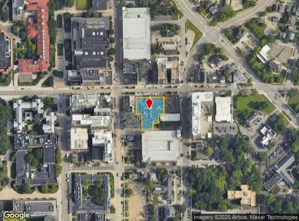  1208-1214 S University Ave, Ann Arbor, MI Parcel Map