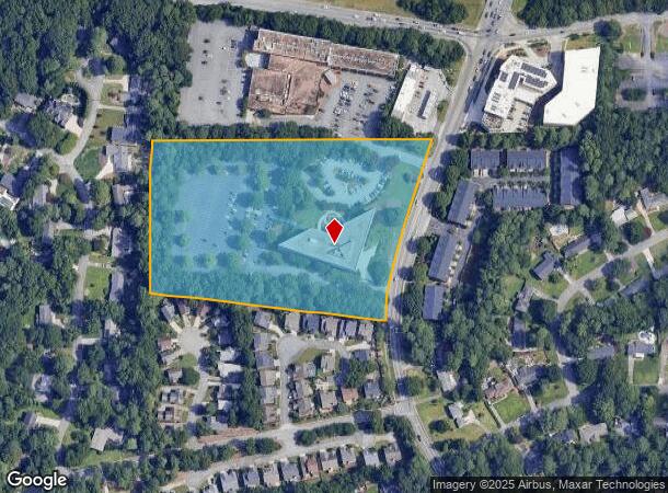  4360 Chamblee Dunwoody Rd, Atlanta, GA Parcel Map