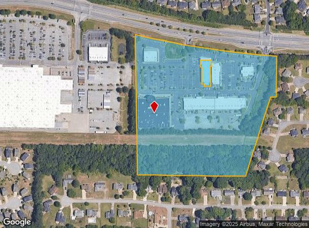  1025 E West Connector, Austell, GA Parcel Map