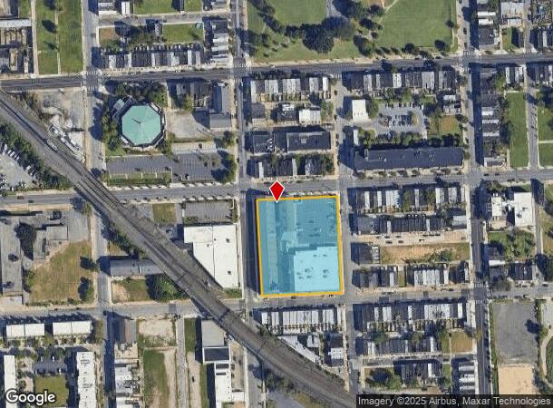 2101 E Biddle St, Baltimore, MD Parcel Map