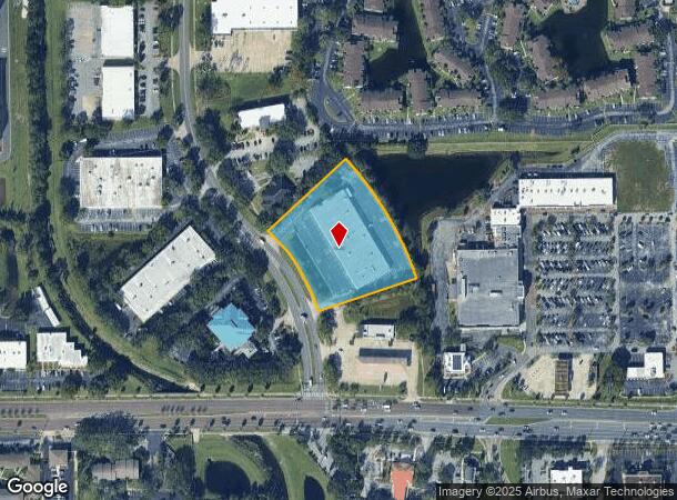 4037 Metric Dr, Winter Park, FL Parcel Map