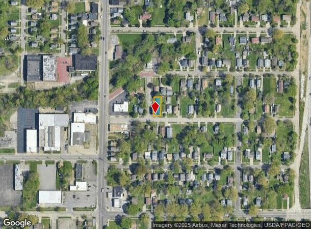  555 Corice St, Akron, OH Parcel Map