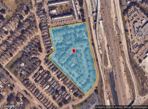  2101 Pinehurst Ln, Mesquite, TX Parcel Map