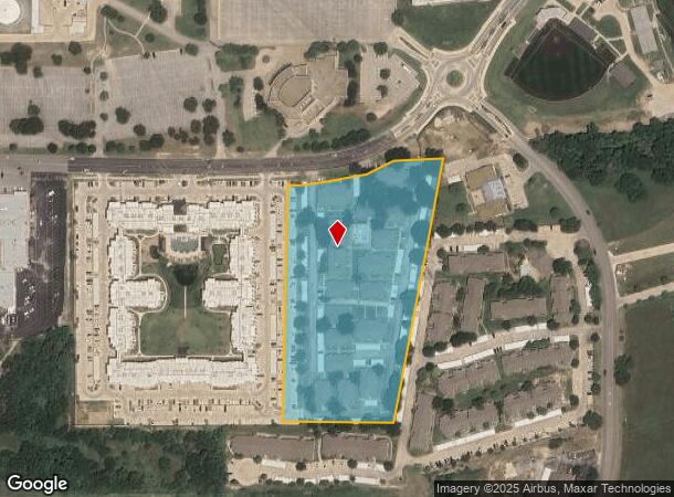  202 College Park Dr, Weatherford, TX Parcel Map