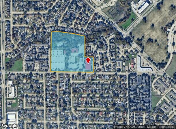  2121 Apollo Rd, Garland, TX Parcel Map