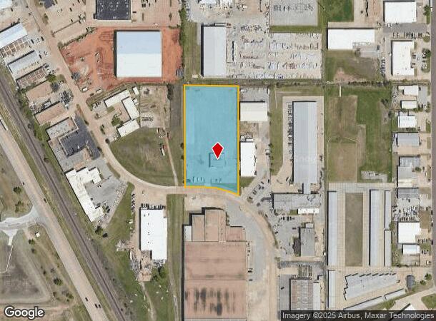  2185 Industrial Blvd, Norman, OK Parcel Map