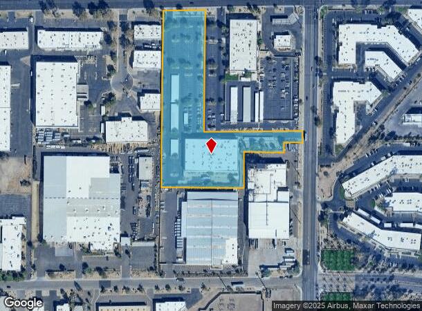  3925 E Broadway Rd, Phoenix, AZ Parcel Map