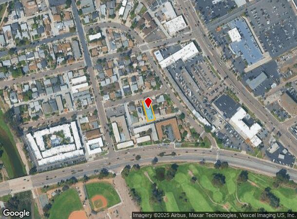 2741 Hornblend St, San Diego, CA Parcel Map