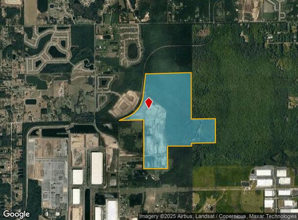  9400 Feagles Farm Rd, Jacksonville, FL Parcel Map