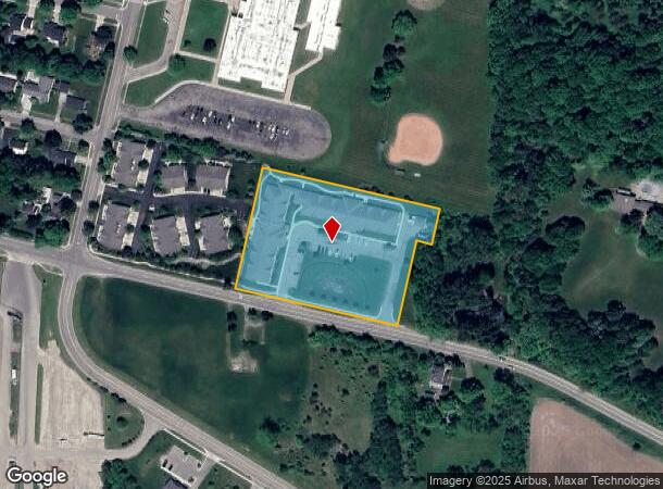 1025 E Ash St, Mason, MI Parcel Map