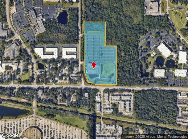 1110 W Hibiscus Blvd, Melbourne, FL Parcel Map
