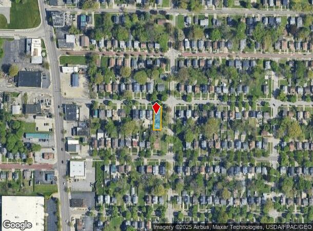  58 E Archwood Ave, Akron, OH Parcel Map