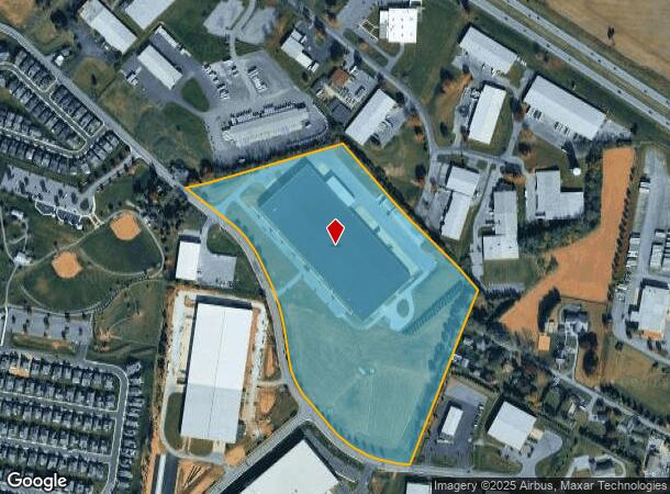  1055 N Strickler Rd, Mount Joy, PA Parcel Map