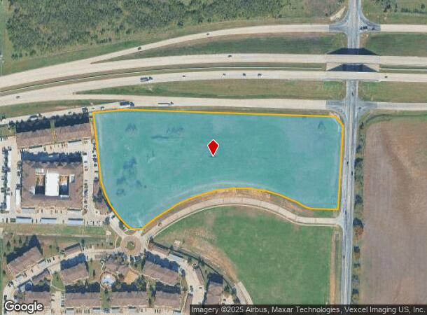 4201 N Locust St, Denton, TX Parcel Map