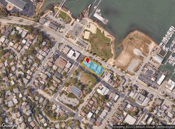  1505 Bridgeway, Sausalito, CA Parcel Map