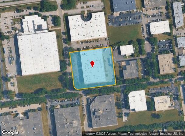 525 Enterprise St, Aurora, IL Parcel Map