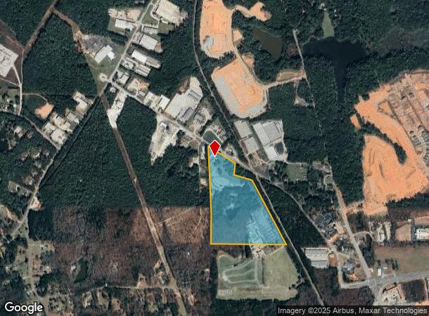  255 Pine Rd, Newnan, GA Parcel Map