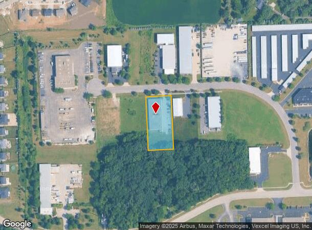 210 Commercial Dr, Yorkville, IL Parcel Map