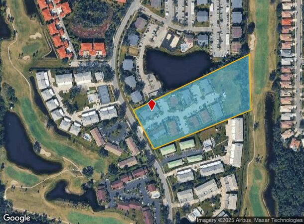 1020 Capri Isles Blvd, Venice, FL Parcel Map