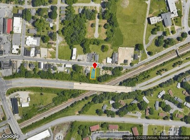  728 Washington St, High Point, NC Parcel Map