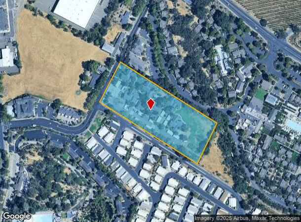 38 Brannan St, Calistoga, CA Parcel Map