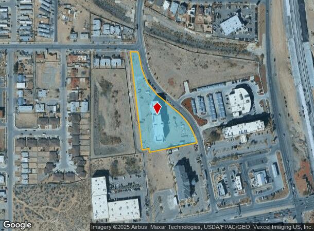 6381 Berringer St, El Paso, TX Parcel Map