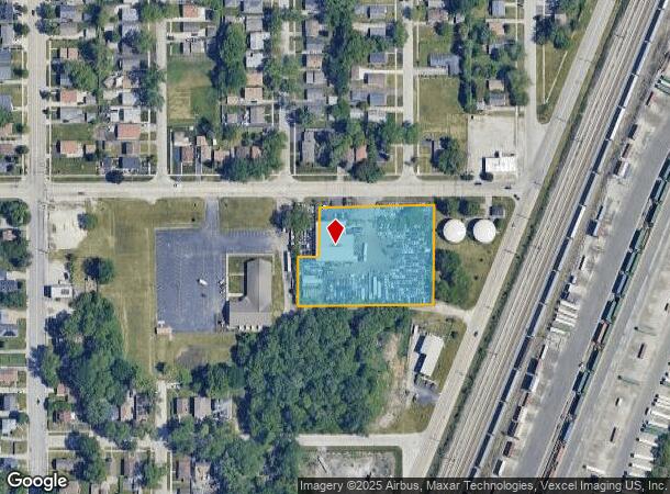  1665 167Th St, Hazel Crest, IL Parcel Map