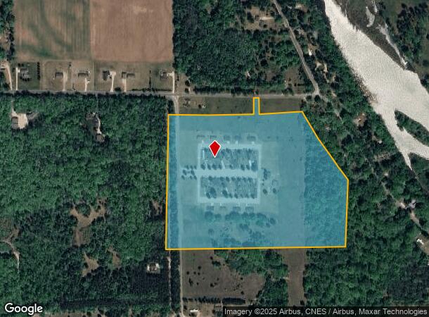 12380 185Th Ave, Big Rapids, MI Parcel Map