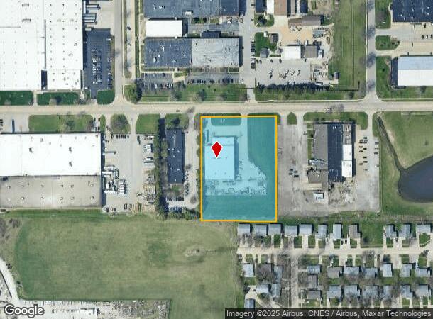 1411 Interstate Dr, Champaign, IL Parcel Map
