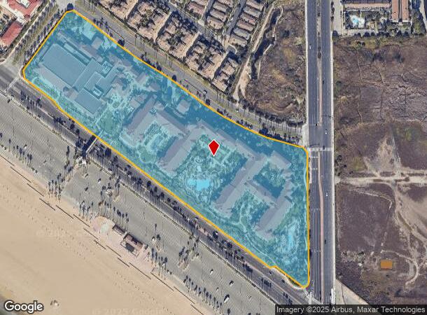  21500 Pacific Coast Hwy, Huntington Beach, CA Parcel Map