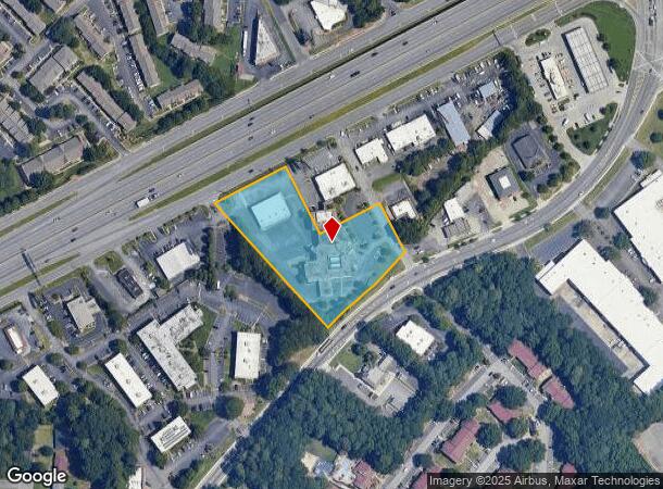  6789 Peachtree Industrial Blvd, Atlanta, GA Parcel Map