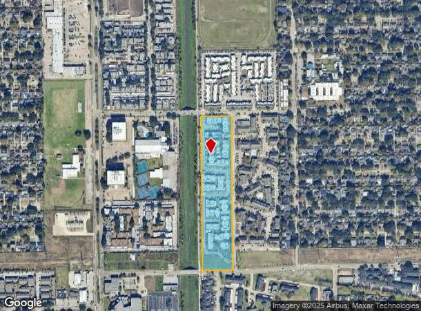  10402 Sandpiper Dr, Houston, TX Parcel Map