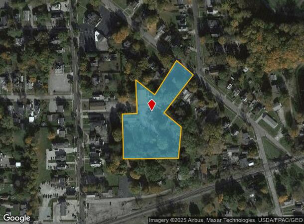  176 Walnut St, Geneva, OH Parcel Map