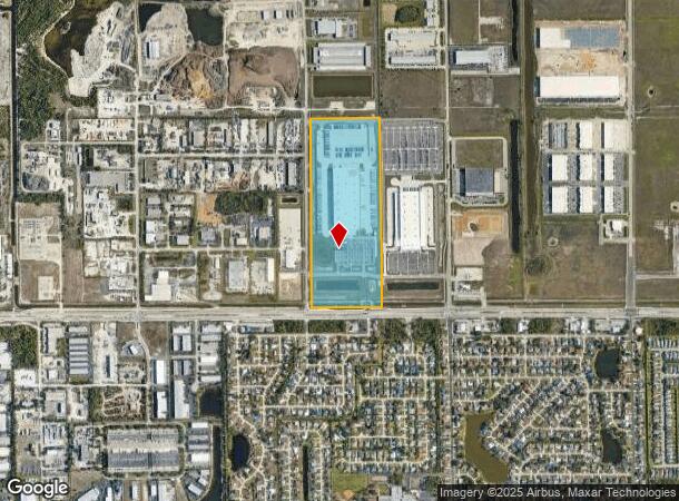  8250 Logistics Dr, Fort Myers, FL Parcel Map