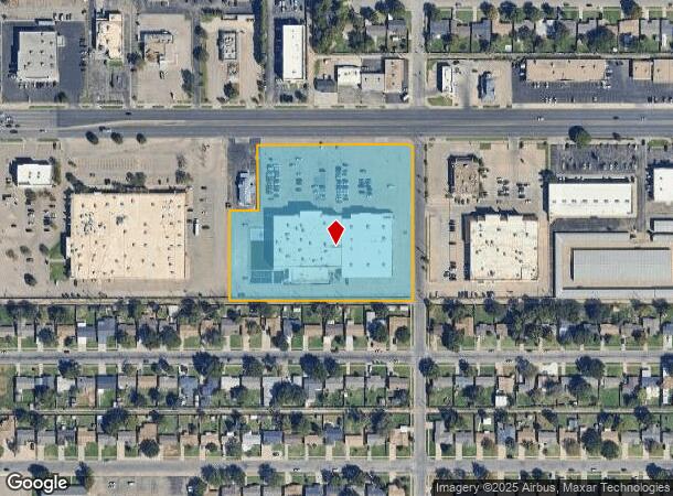 5001 50Th St, Lubbock, TX Parcel Map