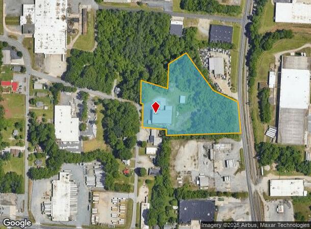  2101 Shore St, High Point, NC Parcel Map