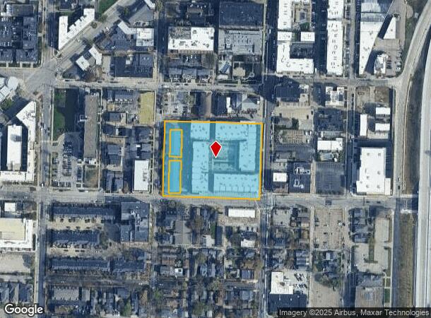 624 E Michigan St, Indianapolis, IN Parcel Map