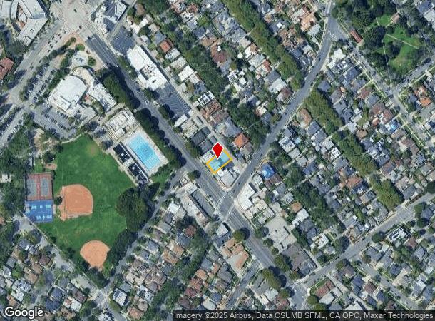  4244 Overland Ave, Culver City, CA Parcel Map