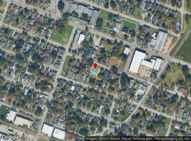  7124 Avenue F, Houston, TX Parcel Map