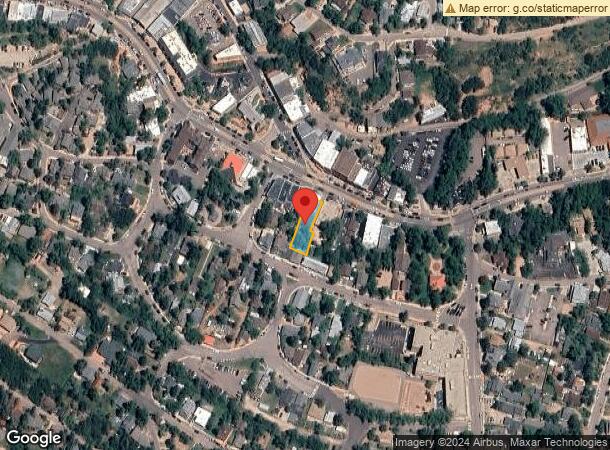  733 Manitou Ave, Manitou Springs, CO Parcel Map