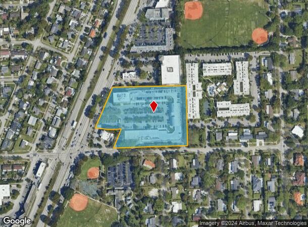  12651 S Dixie Hwy, Pinecrest, FL Parcel Map