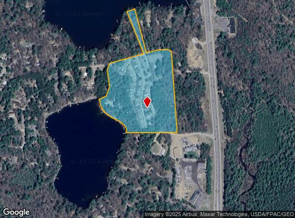  11165 Fox Fire Rd, Woodruff, WI Parcel Map