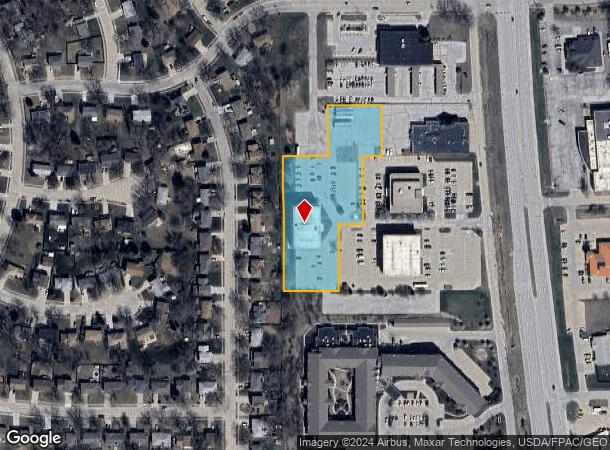  1406 Fort Crook Rd S, Bellevue, NE Parcel Map